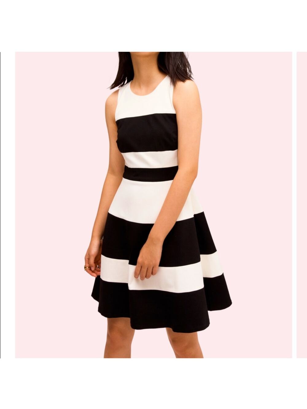 Kate Spade stripe a line ponte dress women’s size S